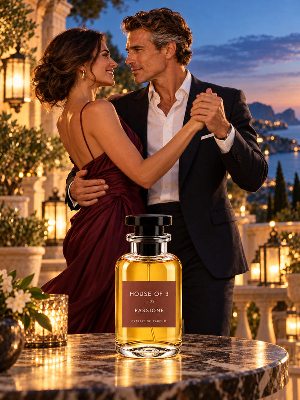 HOUSE OF 3 I · 02 PASSIONE – Gentleman beim Tanzen, Blick nach links zur Partnerin