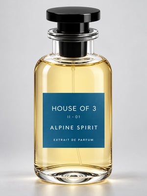 HOUSE OF 3 II · 01 ALPINE SPIRIT – Studioaufnahme, blaues Label und helles Strohgold